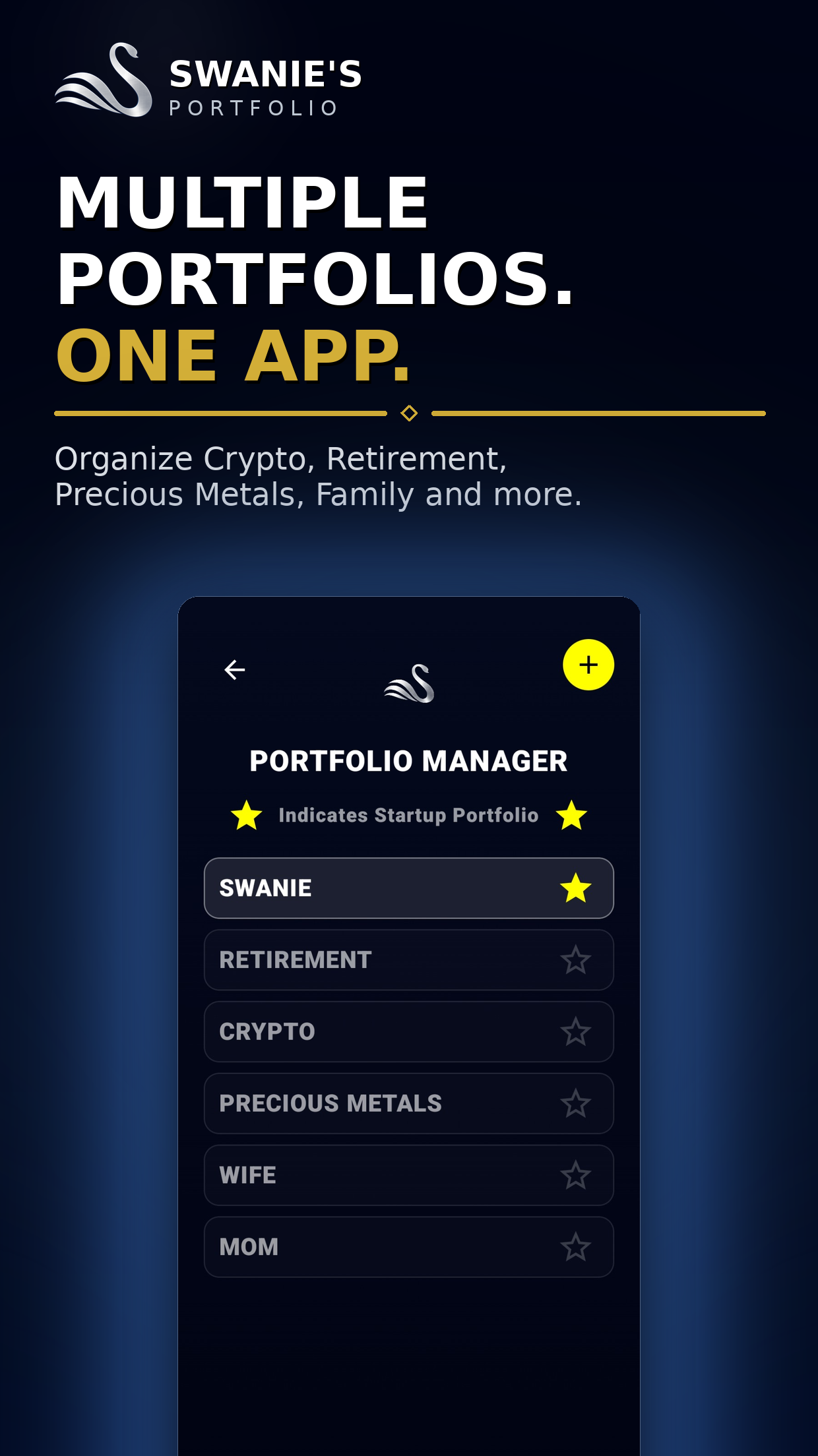 Multiple portfolios screenshot